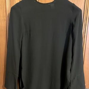 Long Bell Sleeves Chiffon Blouse